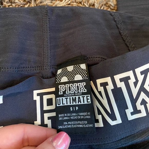 Grey thermal Pink leggings - Picture 3 of 4